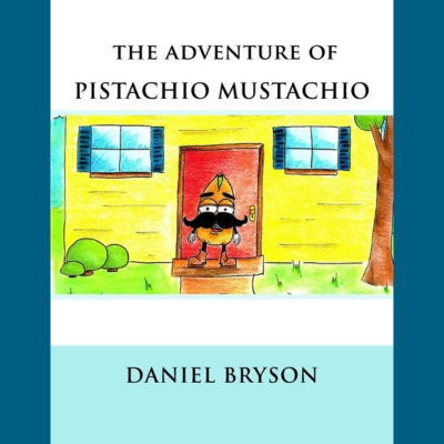 The cover's dominant colours are white and yellow, adding a cheerful and inviting aura to the book. The cover is graced with a cartoon character, a zesty fellow sporting a moustache, adding a playful touch. The character is located in a doorway, possibly indicating an adventure or journey that lies within the pages. Text on the cover includes the title and authors.