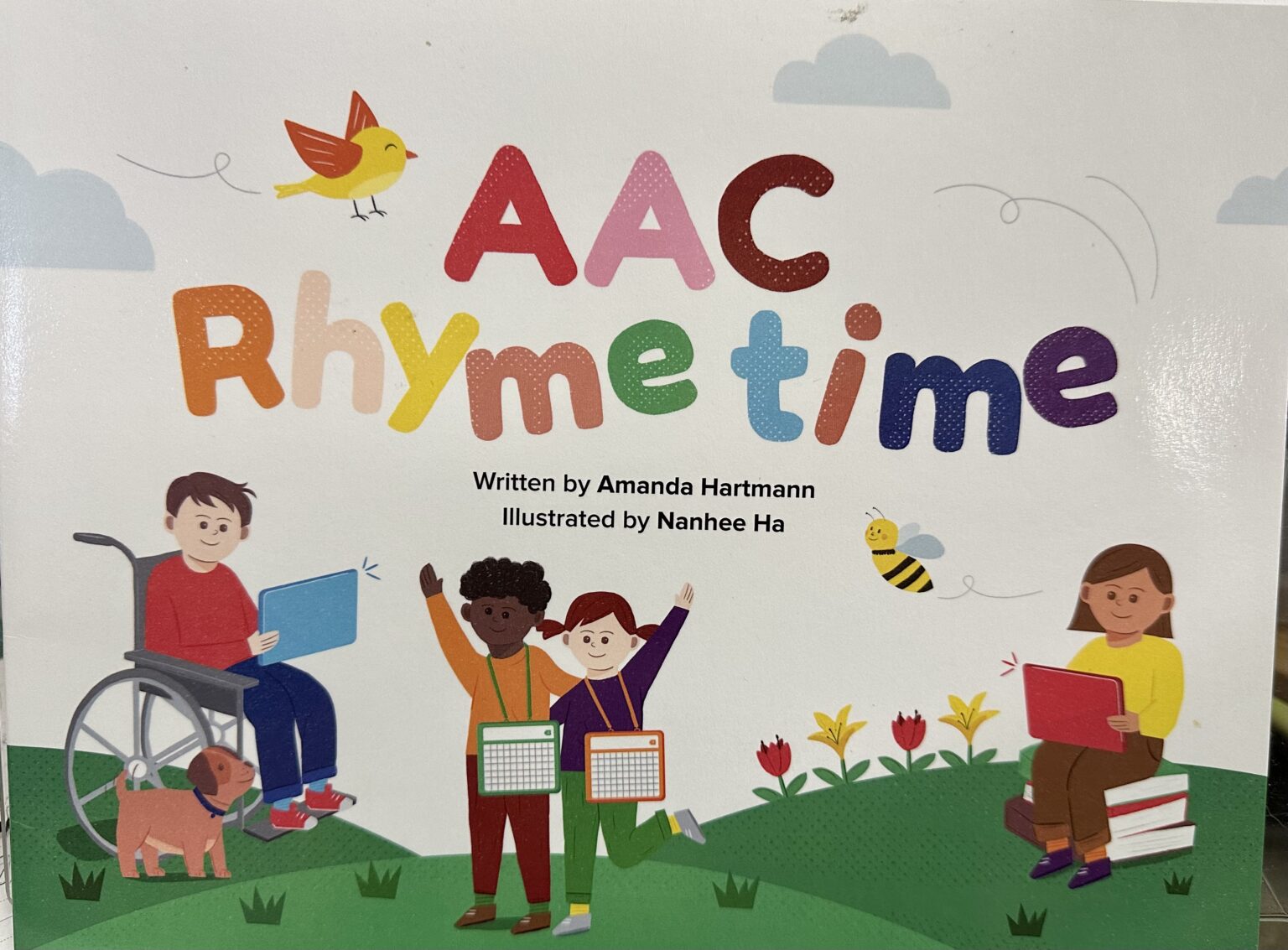 Illustration: Front cover of AAC Rhyme Time